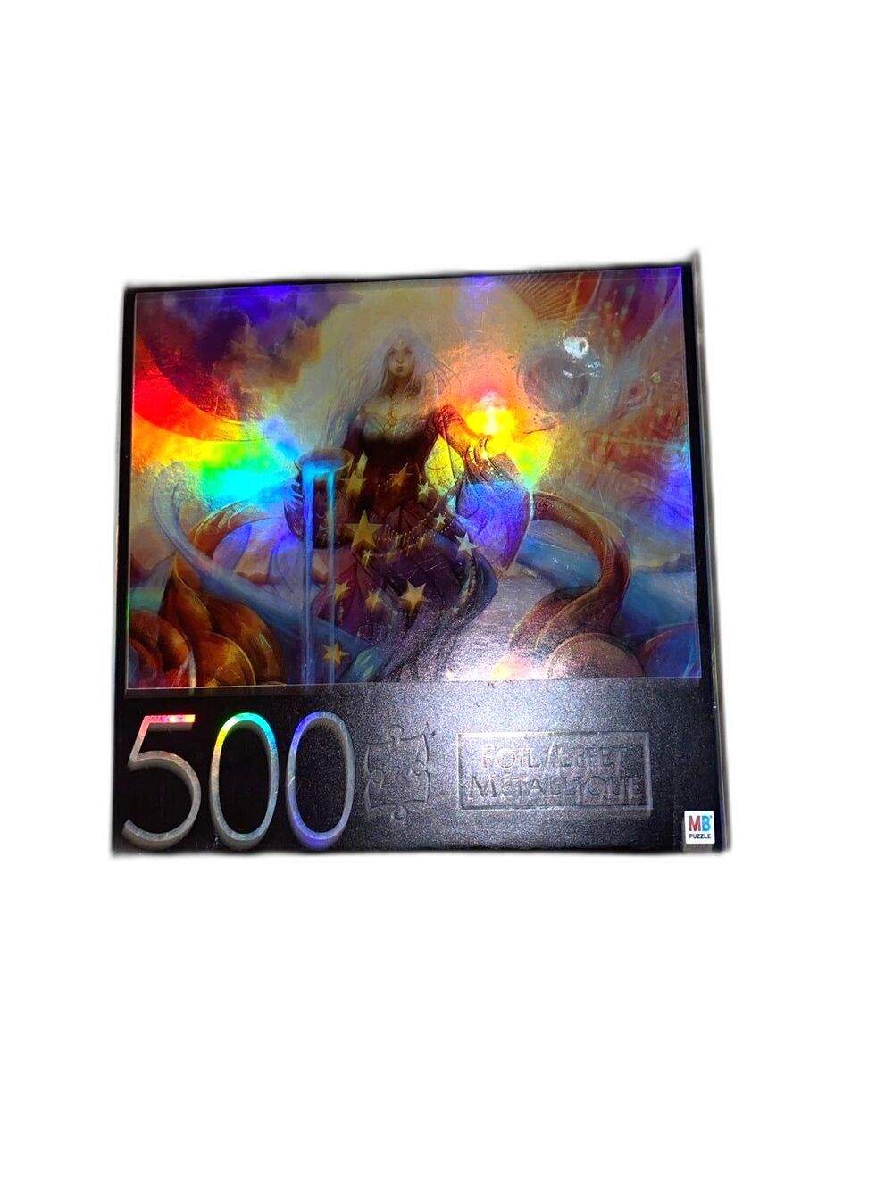 Milton Bradley Sea Sun Stars Foil Puzzle 500 Pieces